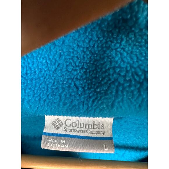 Columbia Fleece Jacket Womens Large Full Zip And Pockets - Picture 11 of 12